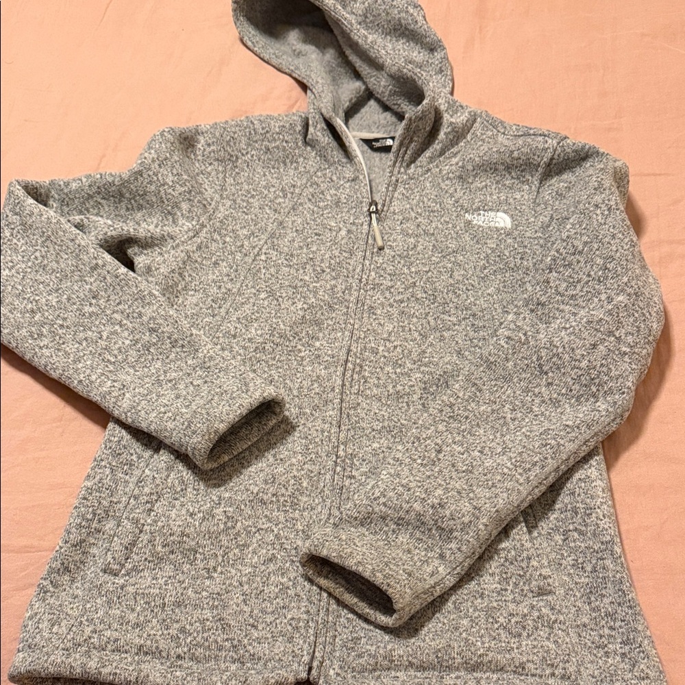 The North Face Heather Gray Fleece Jacket
